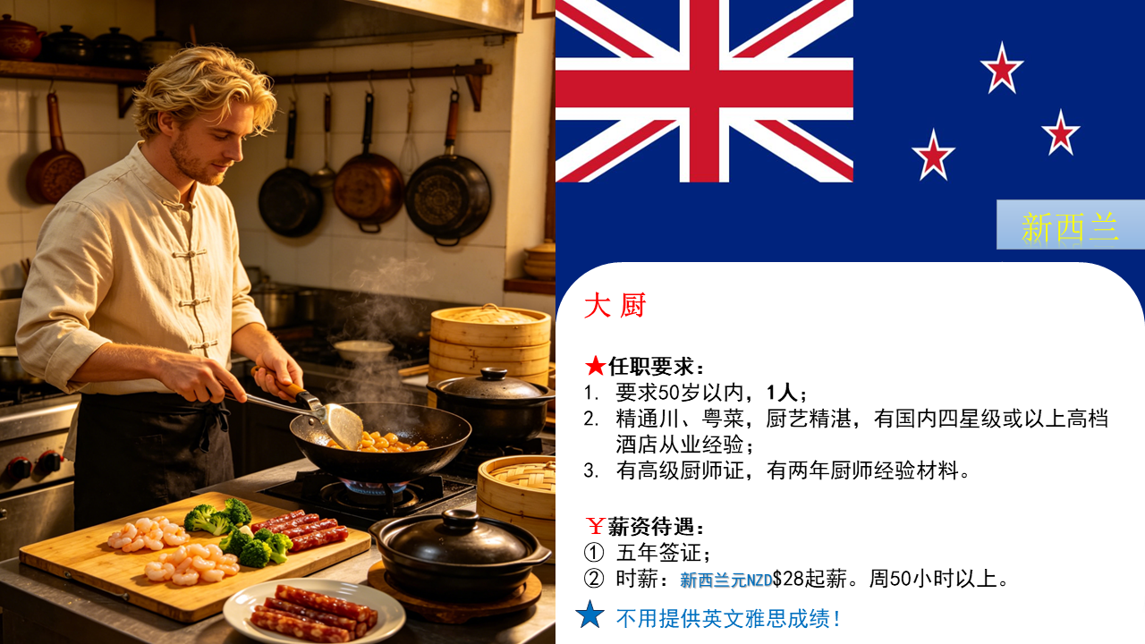 新西兰厨师